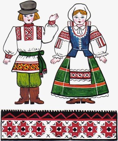 Коряки национальный костюм рисунок