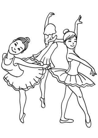 Раскраска танцы