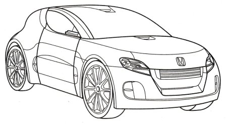 Автомобили (раскраски)