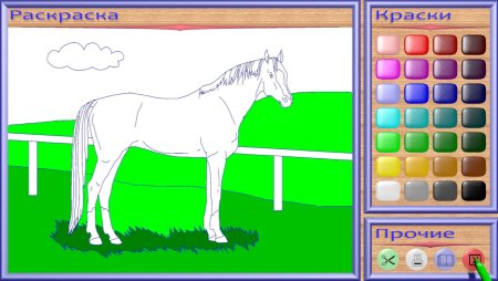 Картинки для раскраски в Paint
