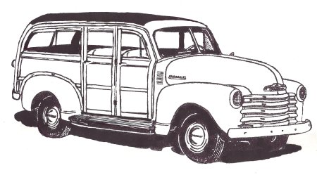 Chevrolet Bus 1934 drawing