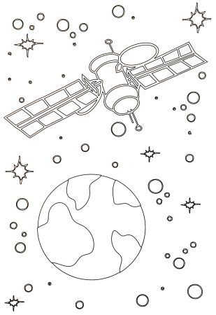 Рисунок на тему космос карандашом