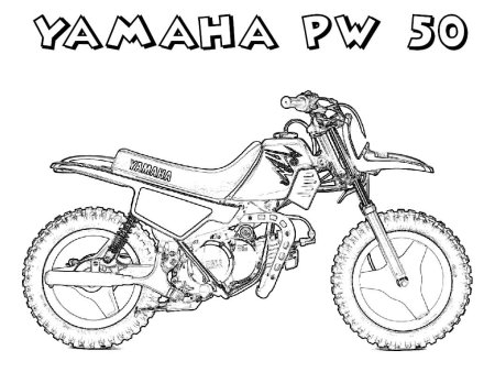 Раскраски питбайк КТМ