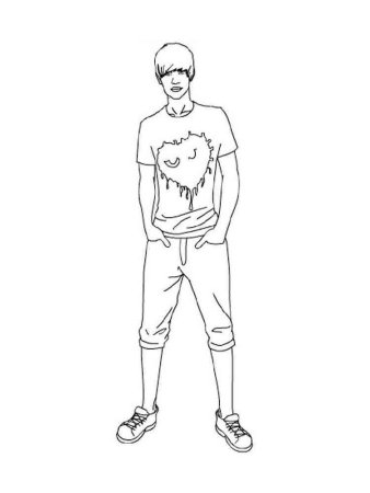 Раскраска для девочек Барби в школе