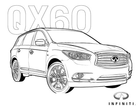 Инфинити qx56 раскраска