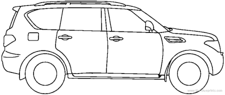 Раскраска Инфинити qx70