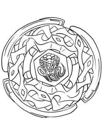 Раскраска Бейблэйд Ахиллес