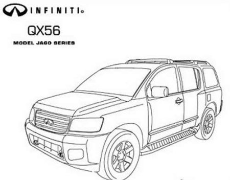 Инфинити qx56 раскраска