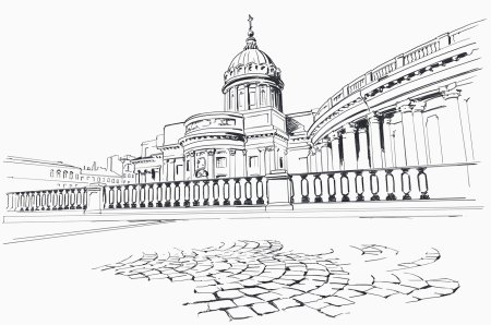 Стрелка Васильевского острова раскраска