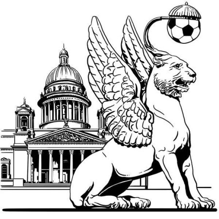 Ростральные колонны СПБ вектор