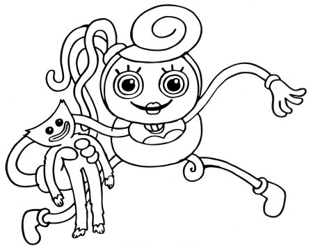Раскраски из Poppy Playtime