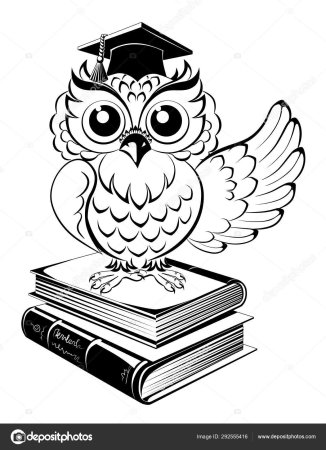 Сова с книгой