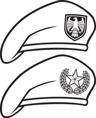 Military Beret вектор
