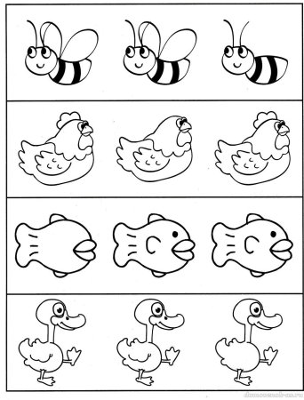 Задания на внимание для детей 2-3 лет