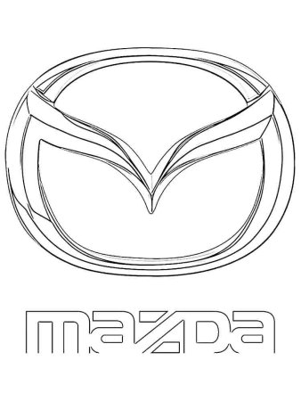 Раскраска Мазда СХ 5