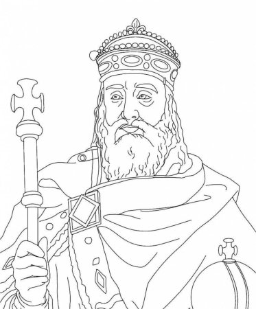 Карл Великий рисунок