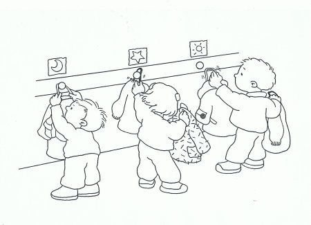 Раскраски по правилам поведения в детском саду