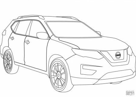 Раскрашивать Nissan x Trail