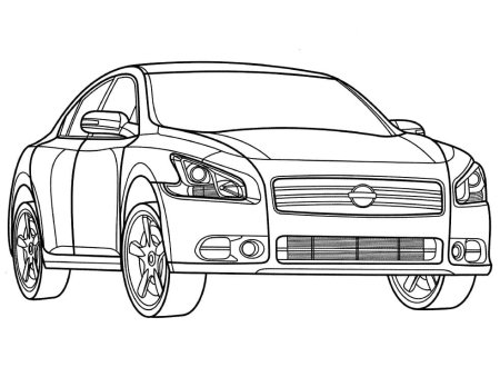 Раскраска Ниссан GTR-35