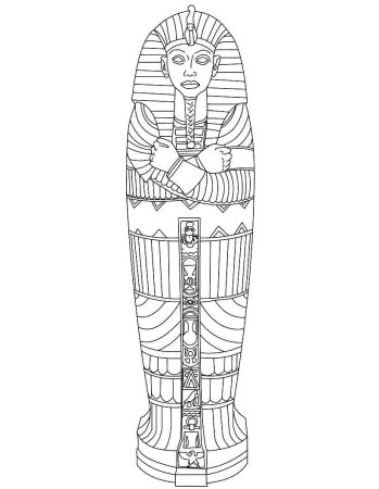 Нарисовать фараона древнего Египта
