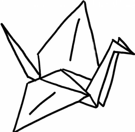 Раскраска оригами
